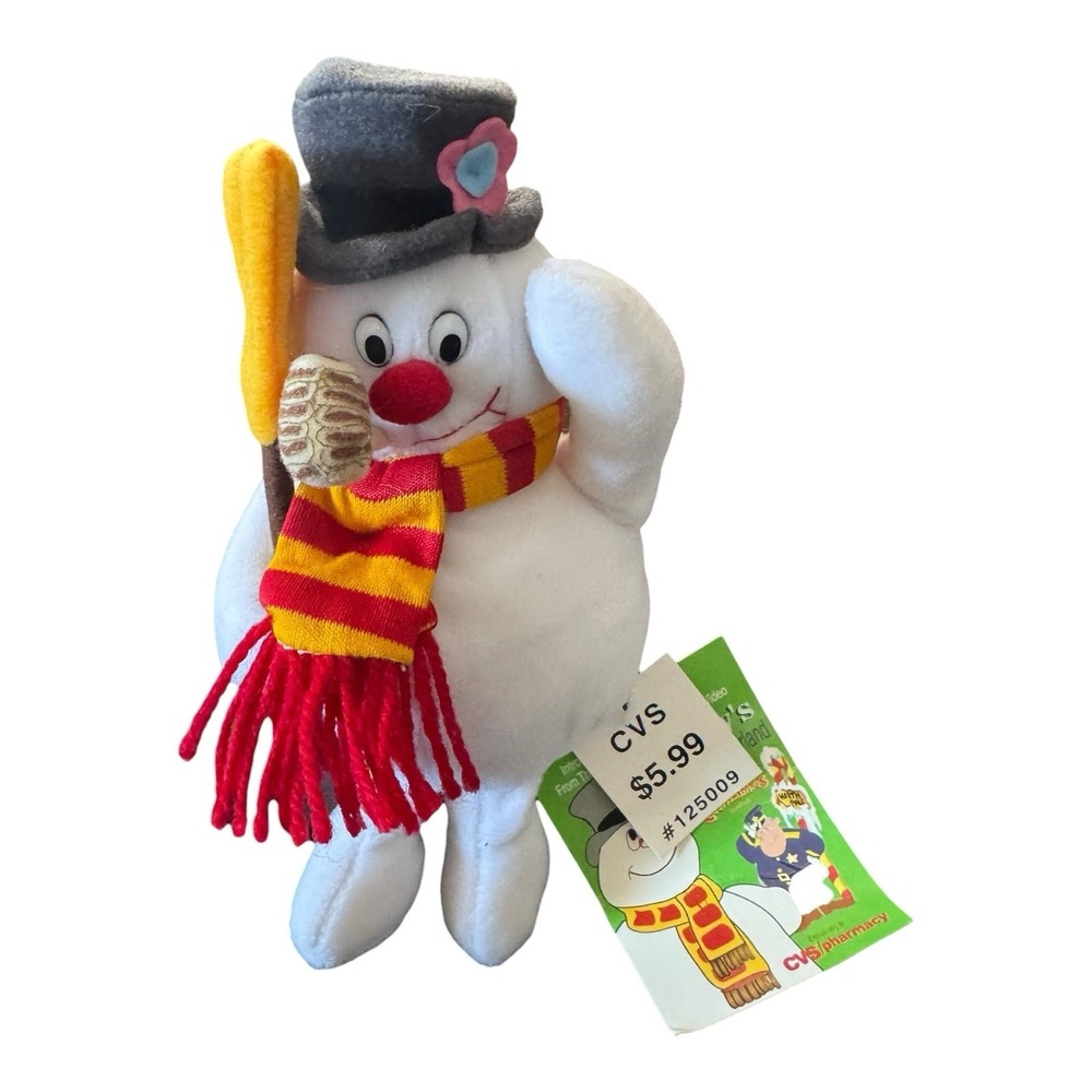 Vintage Rudolph Island Of Misfits Frosty the Snowman‎ Plush Stuffins CVS